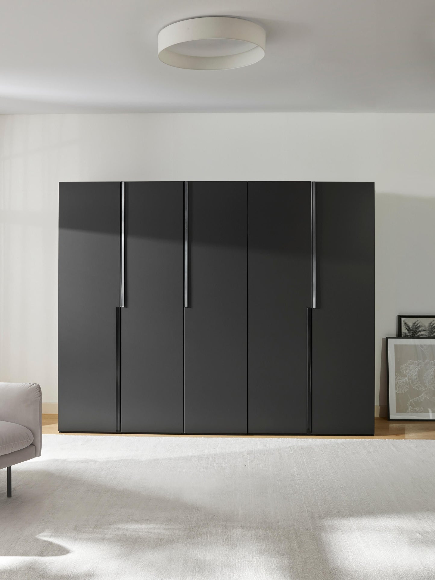 Leomarch Modular Hinged-Door Wardrobe, 250 cm Wide, in Various Sizes