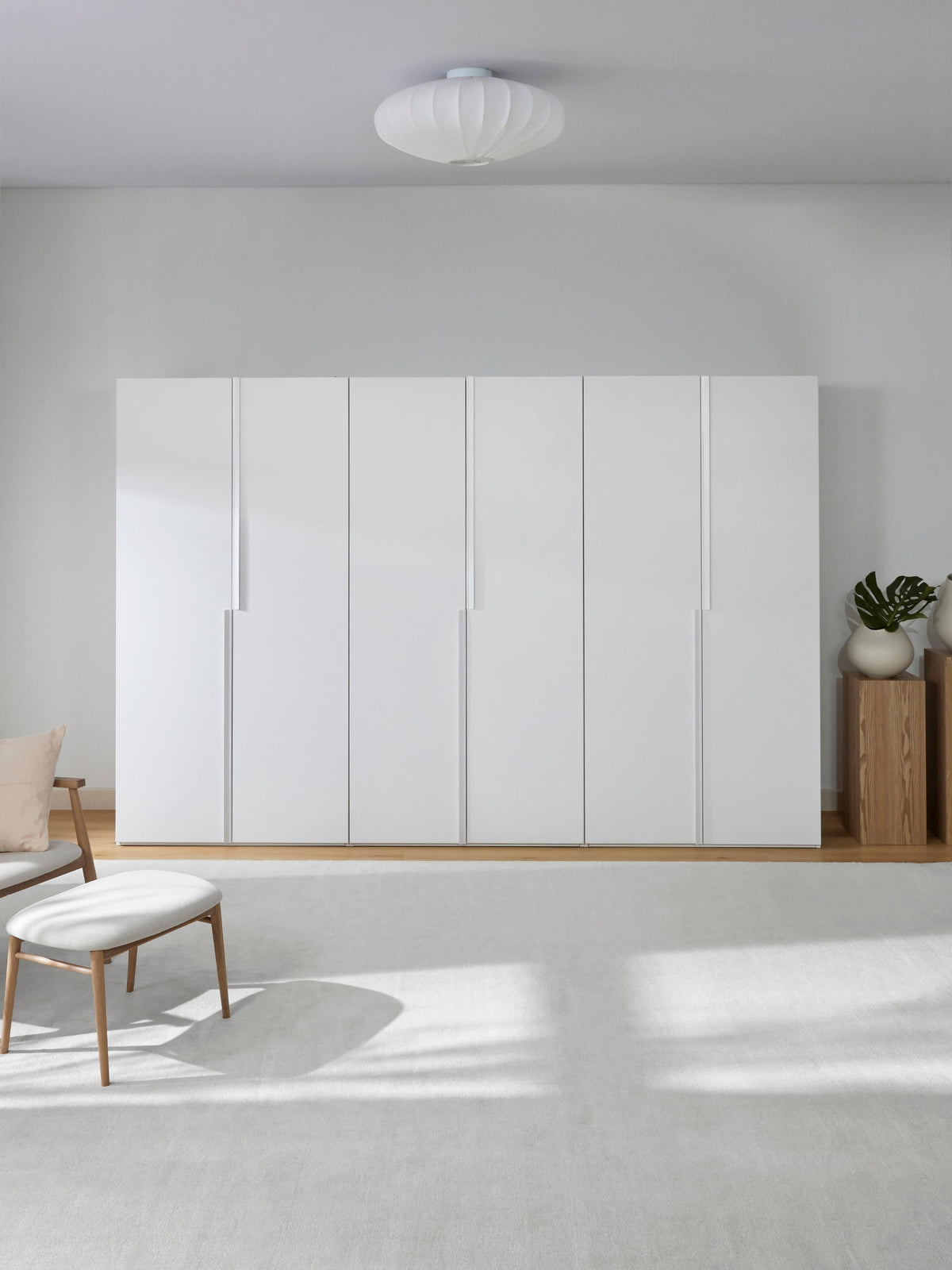 Leomarch Modular Hinged-Door Wardrobe, 300 cm Wide, in Various Sizes