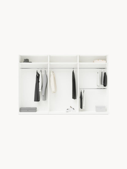 Leomarch Modular Hinged-Door Wardrobe, 300 cm Wide, in Various Sizes