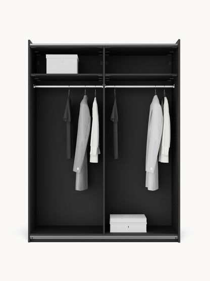 Leomarch Modular Sliding-Door Wardrobe, 150 cm Wide, in Various Sizes