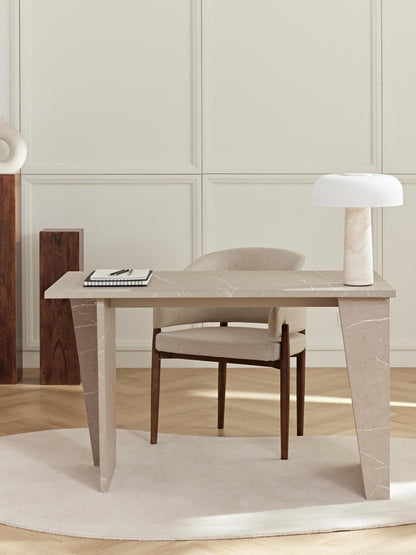 Liamforth Desk, Travertine Look