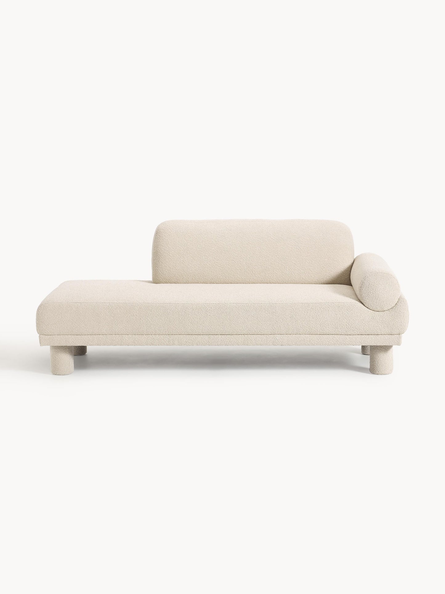 Liloven Ottoman in Bouclé