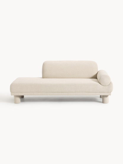Liloven Ottoman in Bouclé