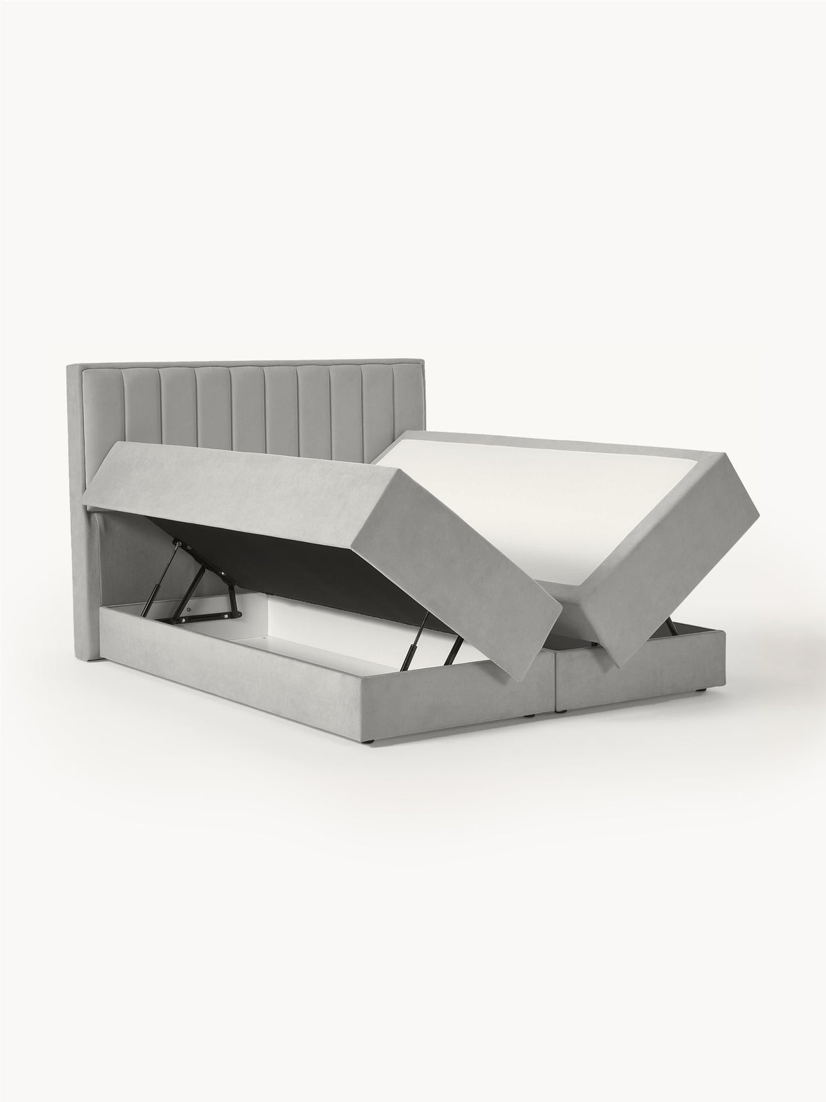 Livrenko Box Spring Bed with Storage