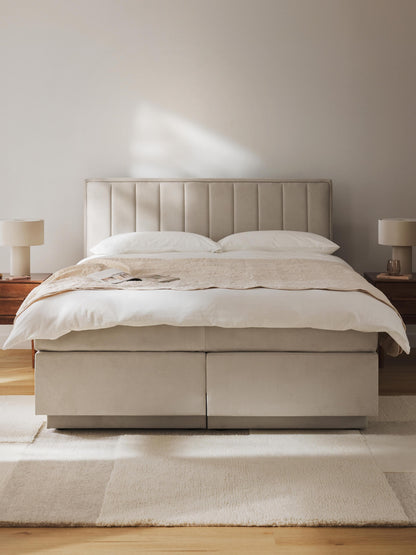 Livrenko Box Spring Bed with Storage
