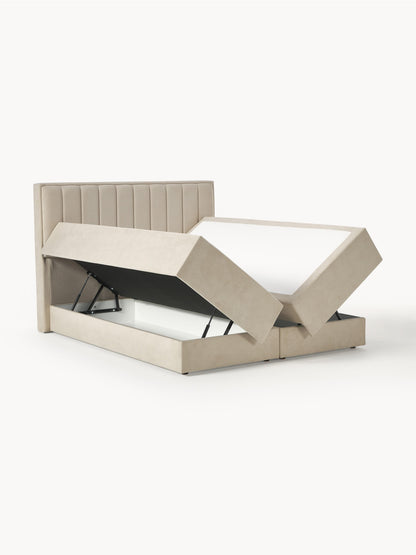 Livrenko Box Spring Bed with Storage