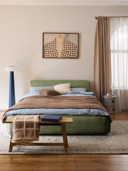 Melraine Bed, Upholstered