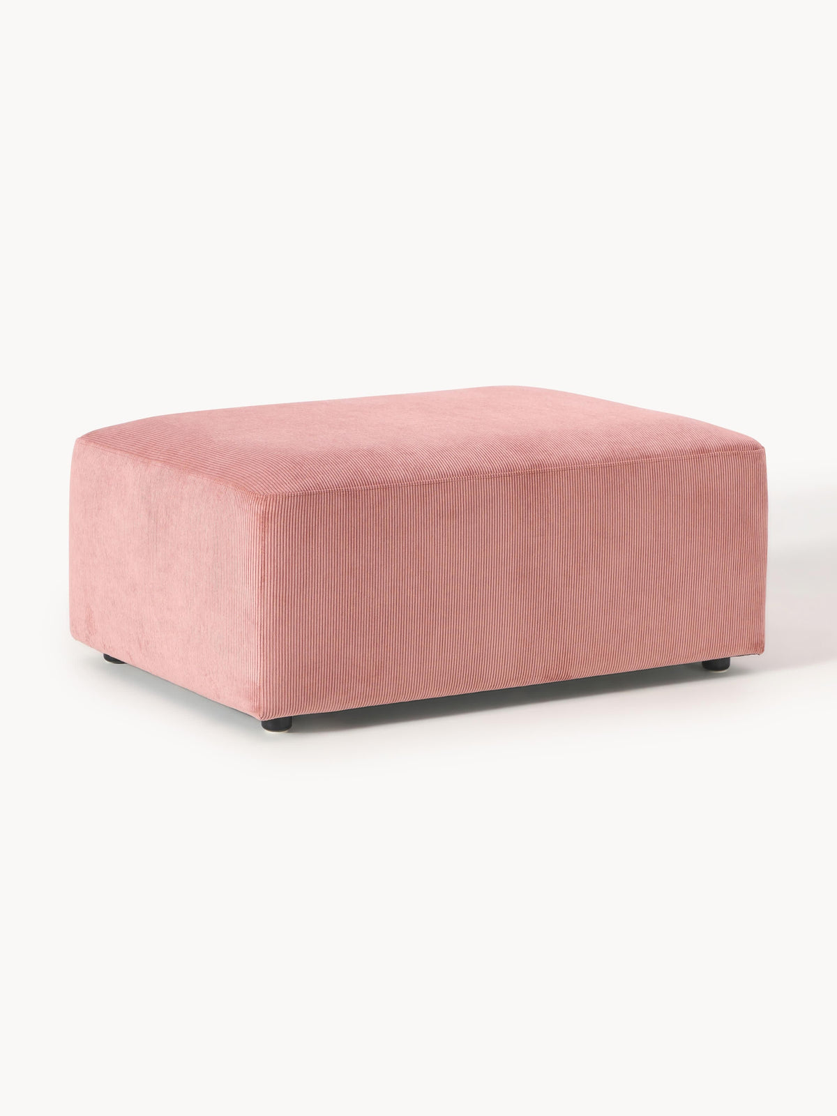 Melraine Corduroy Stool, W 99 x D 72 cm