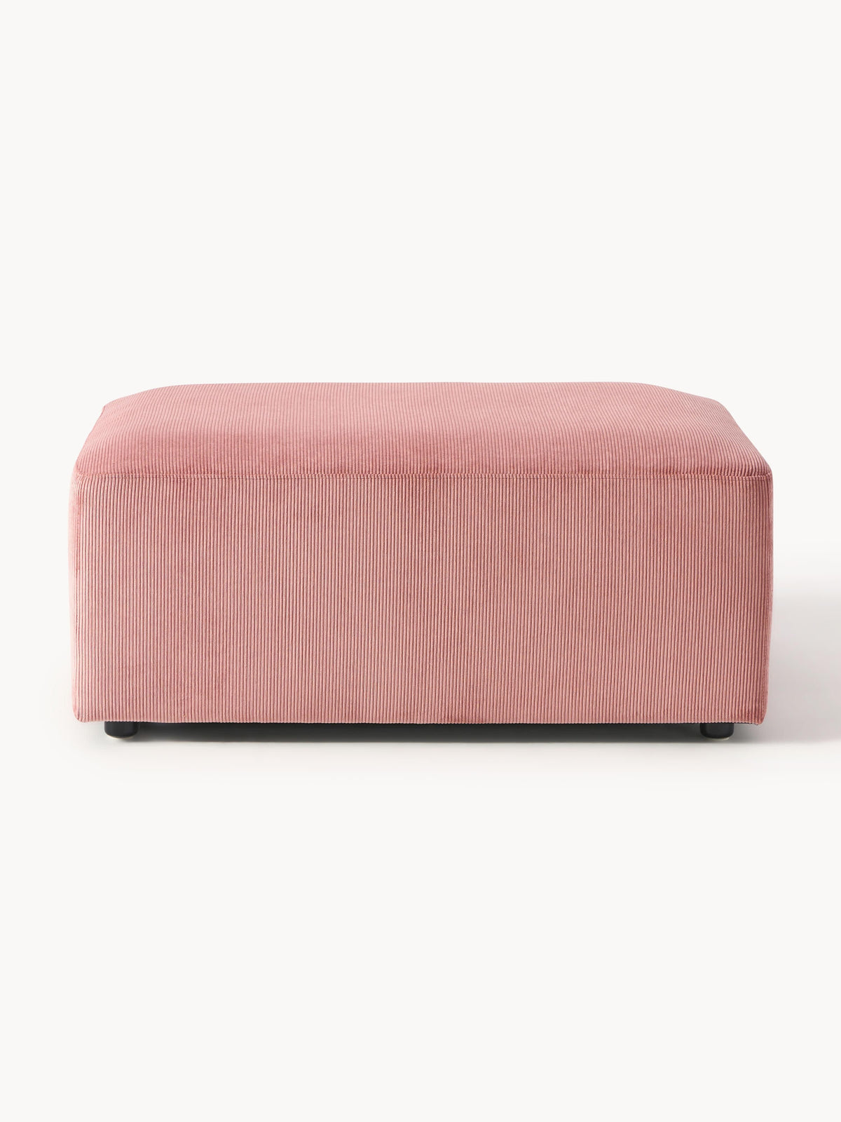 Melraine Corduroy Stool, W 99 x D 72 cm