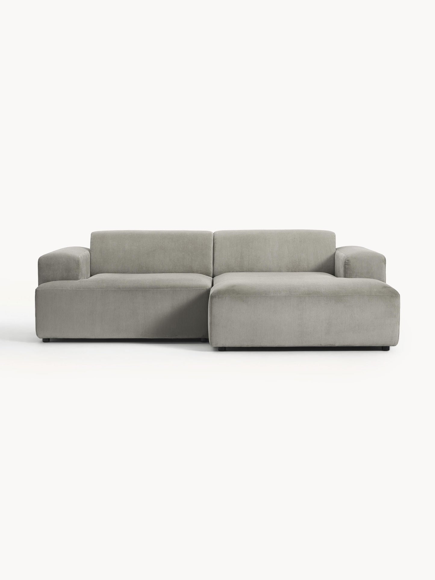 Melraine Corner Sofa in Corduroy, 3-Seater