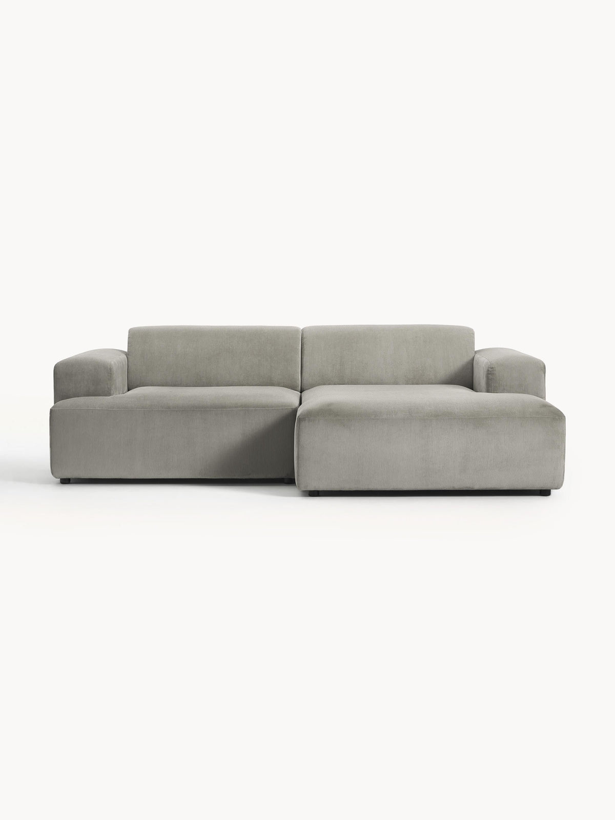 Melraine Corner Sofa in Corduroy, 3-Seater