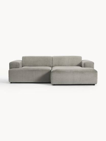 Melraine Corner Sofa in Corduroy, 3-Seater
