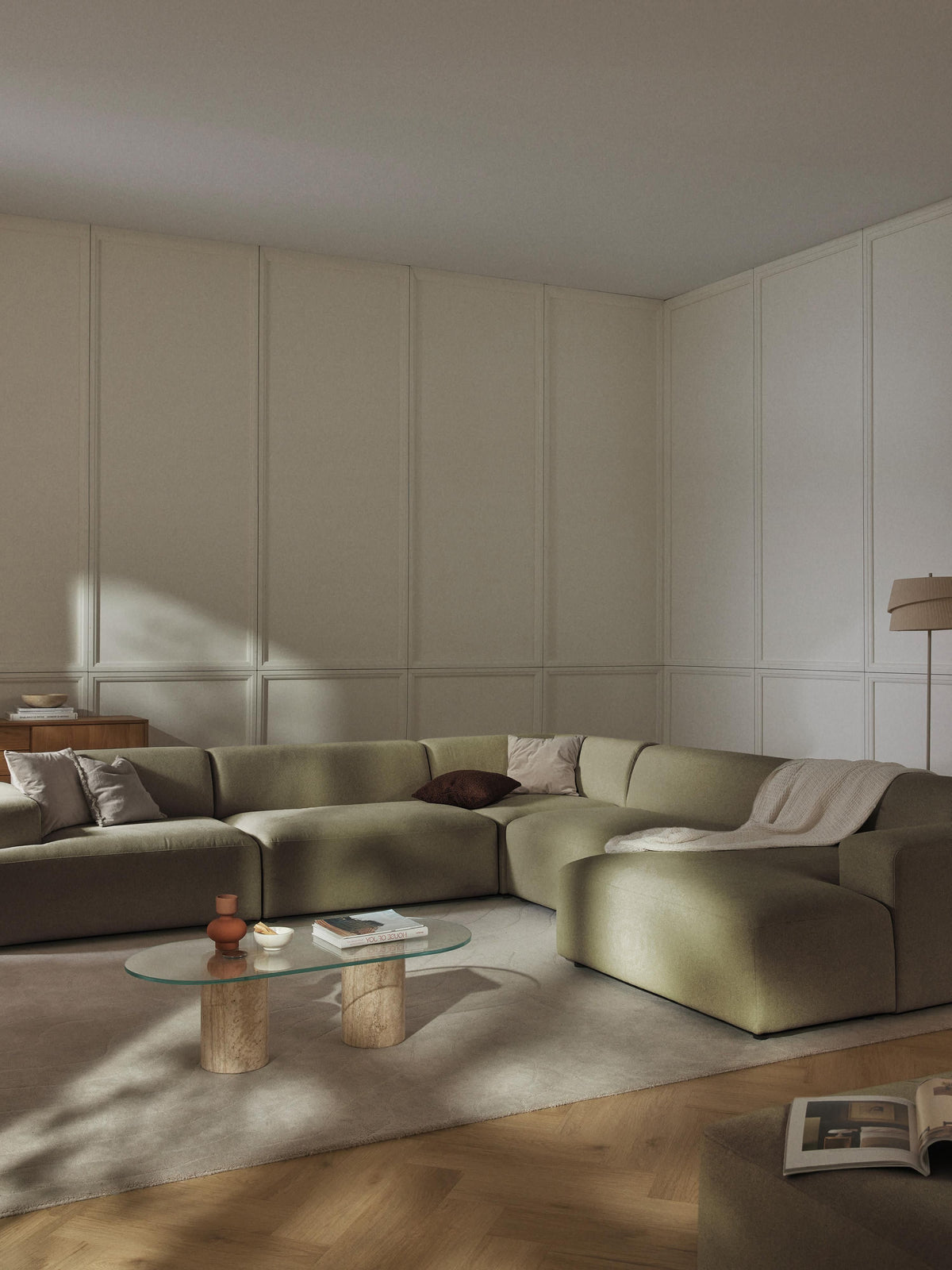Melraine Corner Sofa, XL