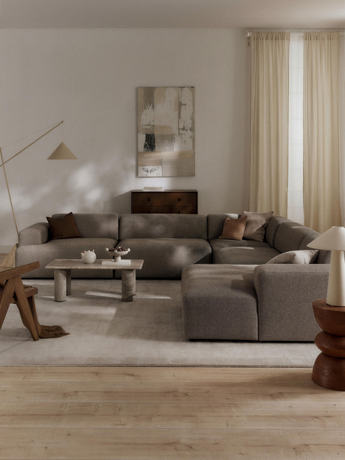 Melraine Corner Sofa, XL