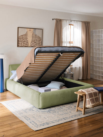 Melraine Upholstered Bed with Storage