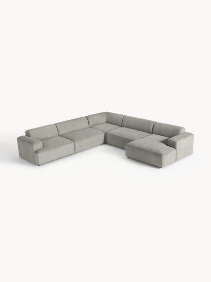 Melraine XL Corner Sofa in Corduroy
