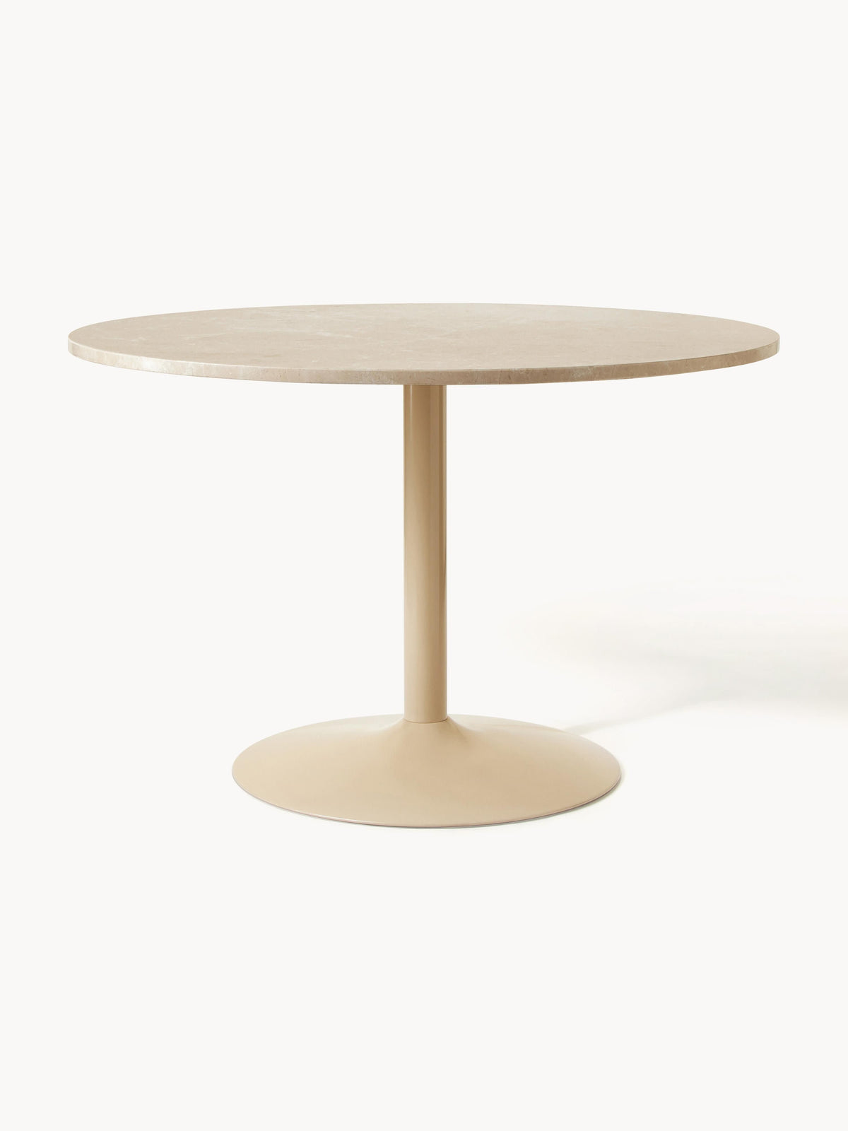 Milbrook Oval Dining Table in Marble, 120 x 90 cm