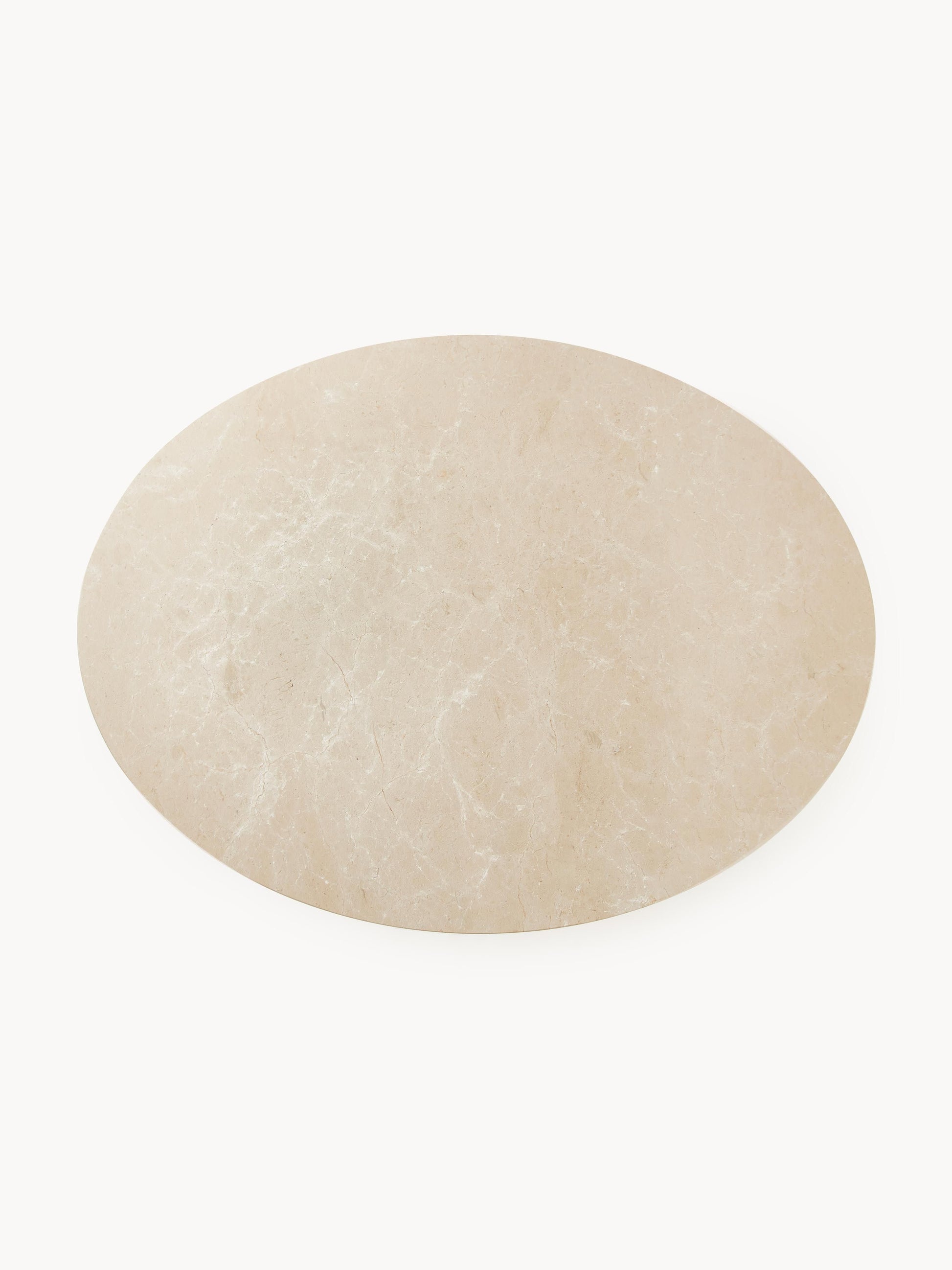 Milbrook Oval Dining Table in Marble, 120 x 90 cm