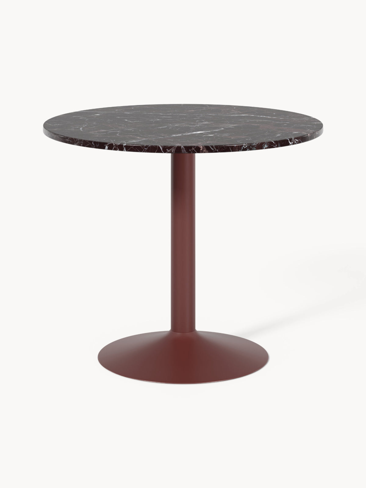 Milbrook Round Dining Table in Marble, Ø 90 cm