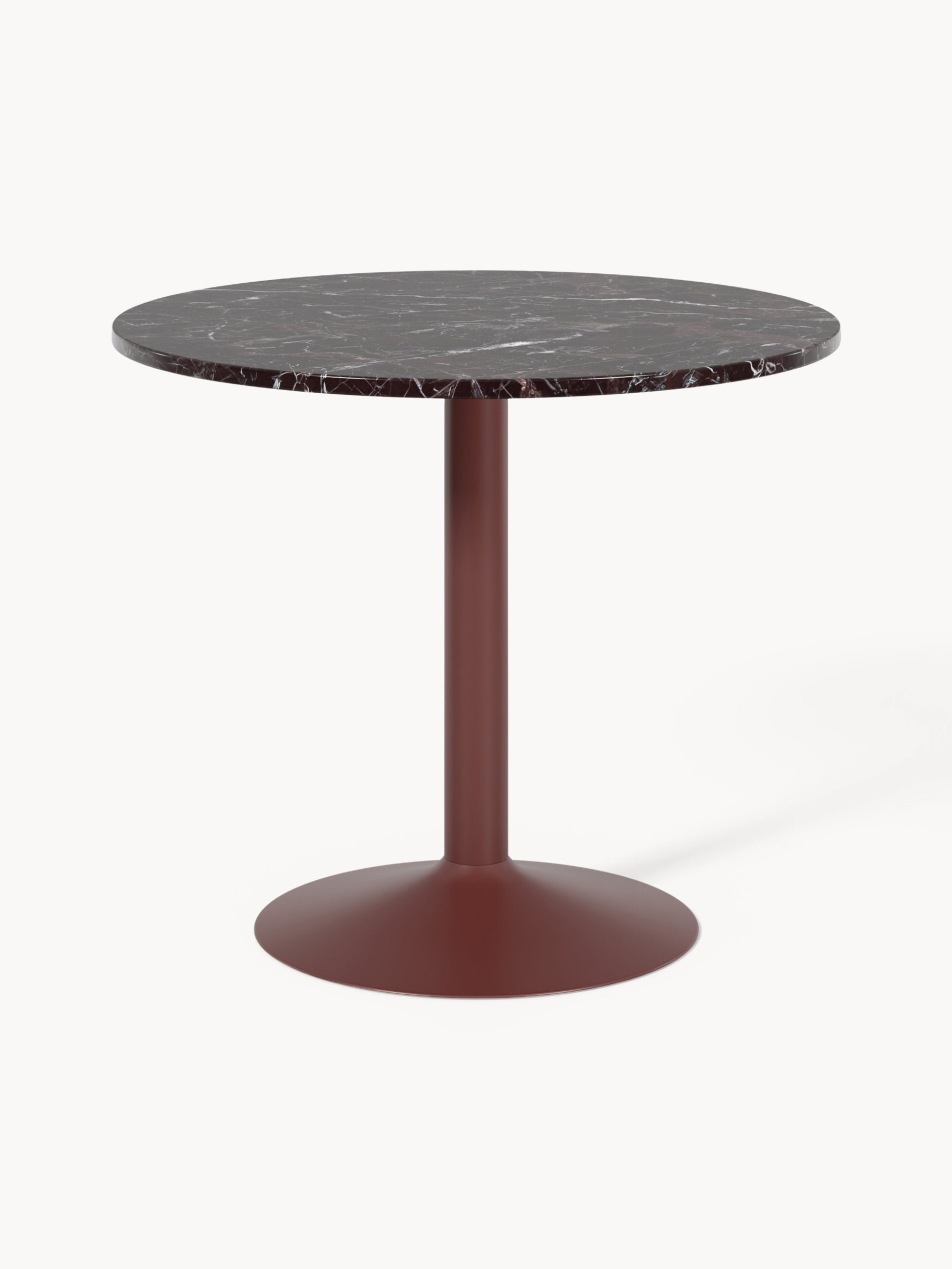 Milbrook Round Dining Table in Marble, Ø 90 cm