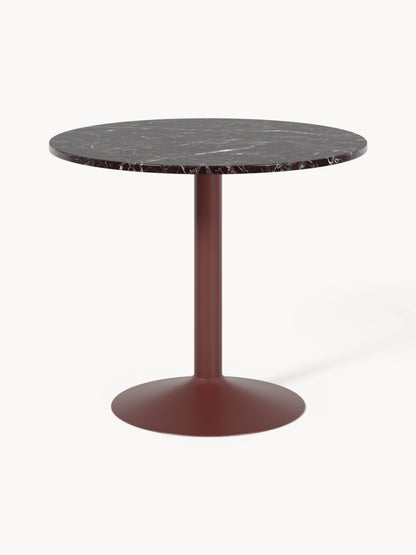 Milbrook Round Dining Table in Marble, Ø 90 cm