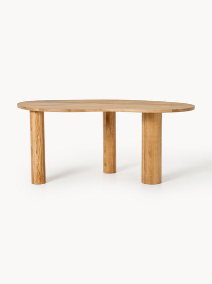 Narquade Oak Dining Table with Organic Shape, in Various Sizes