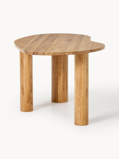Narquade Oak Dining Table with Organic Shape, in Various Sizes