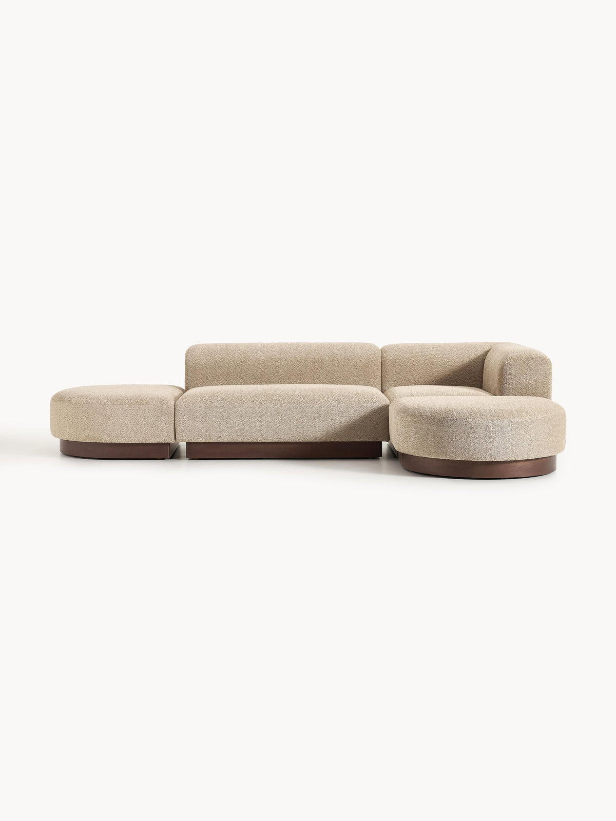 Natworth Modular Teddy Bouclé Corner Sofa