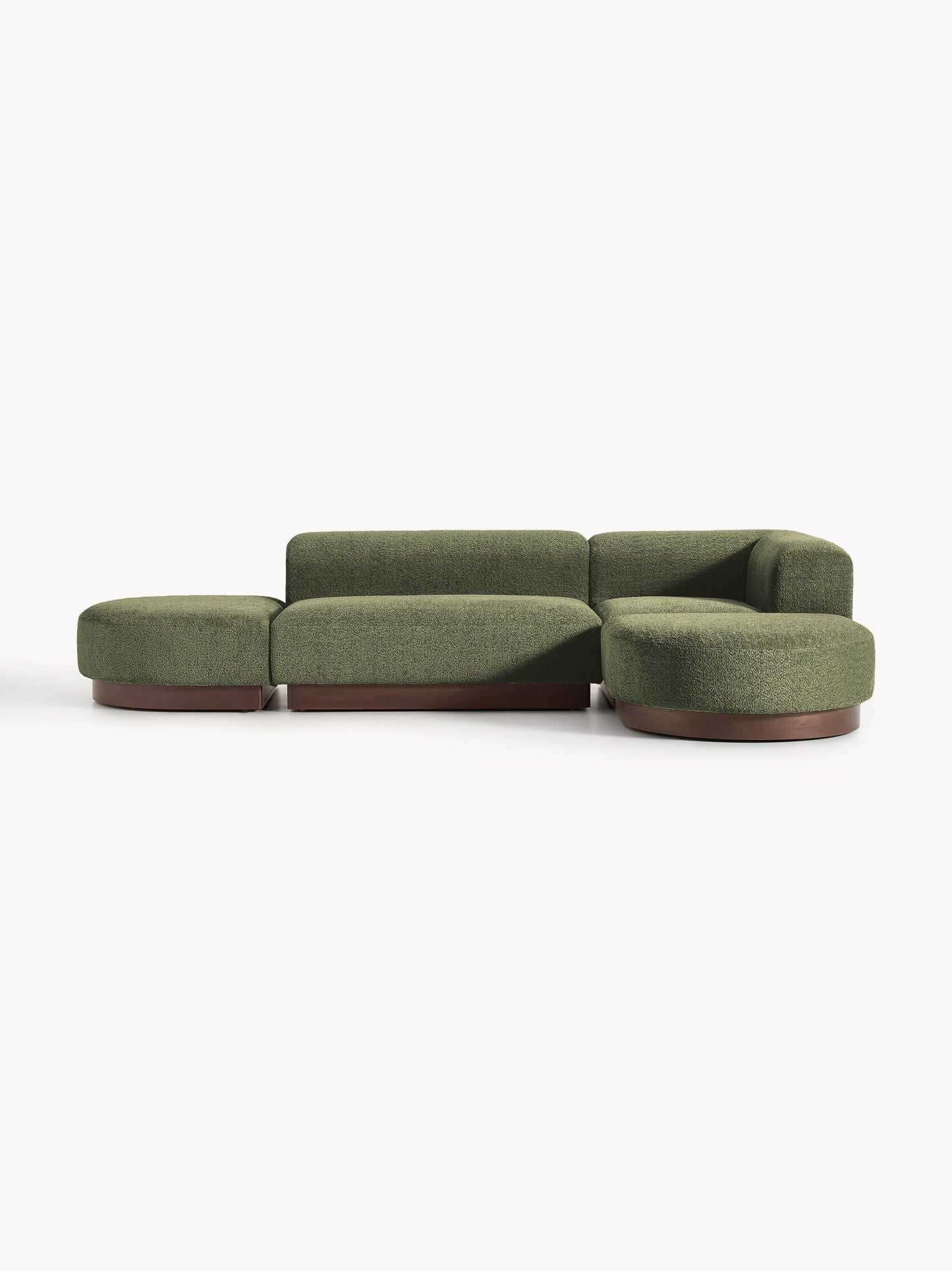 Natworth Modular Teddy Bouclé Corner Sofa