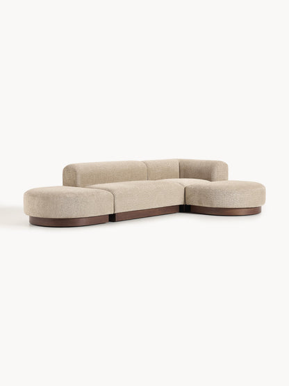 Natworth Modular Teddy Bouclé Corner Sofa