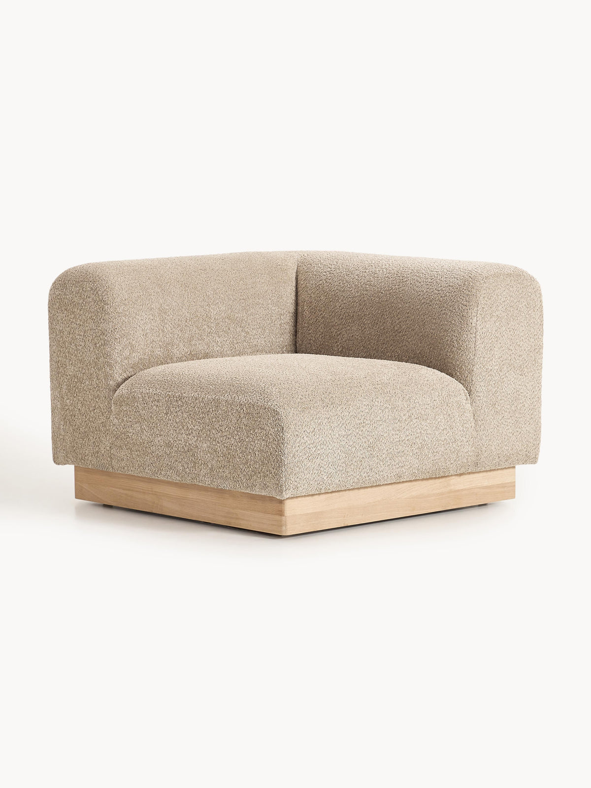 Natworth Teddy Bouclé Corner Module