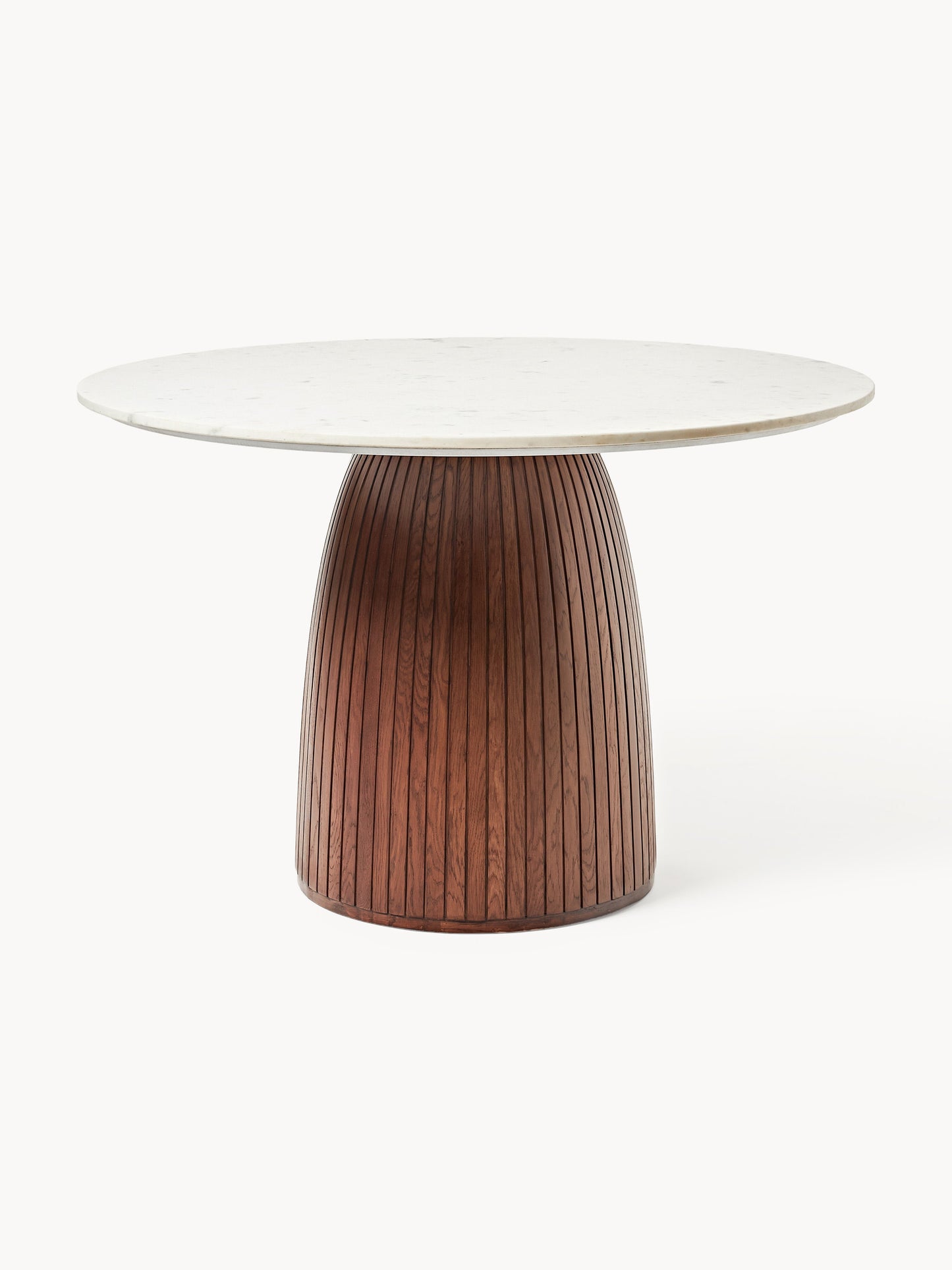 Nelviro Round Dining Table with Marble Tabletop, Ø 115 cm