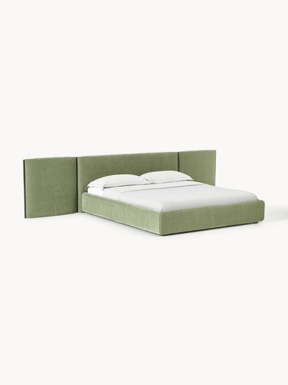 Otridge Upholstered Bed with Folding Headboard