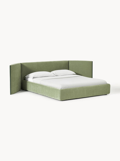 Otridge Upholstered Bed with Folding Headboard