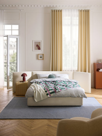 Otridge Upholstered Bed with Folding Headboard