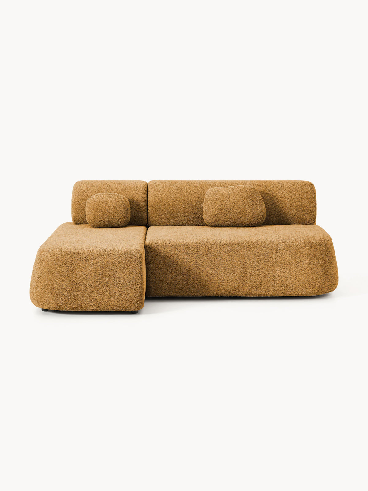 Paoquin Teddy Bouclé Sofa Bed with Storage