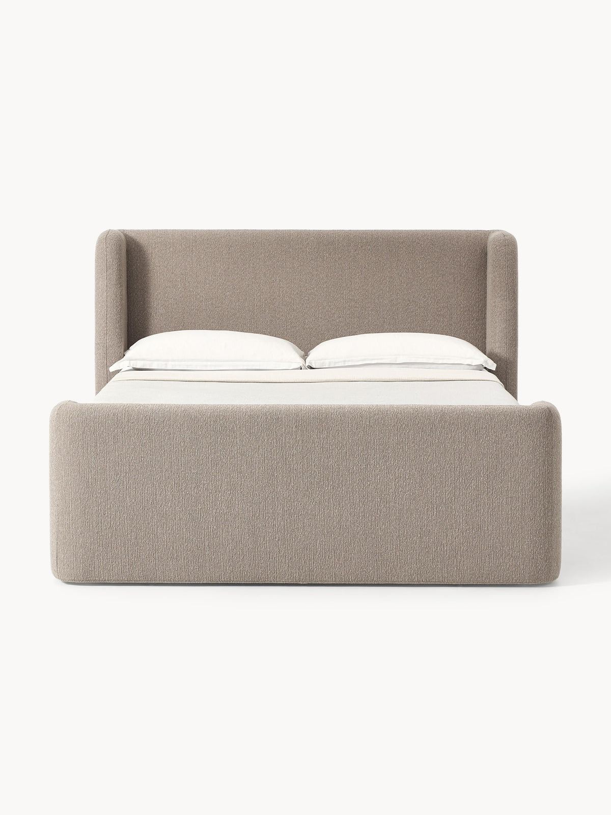 Perlyth Box Spring Bed in Bouclé
