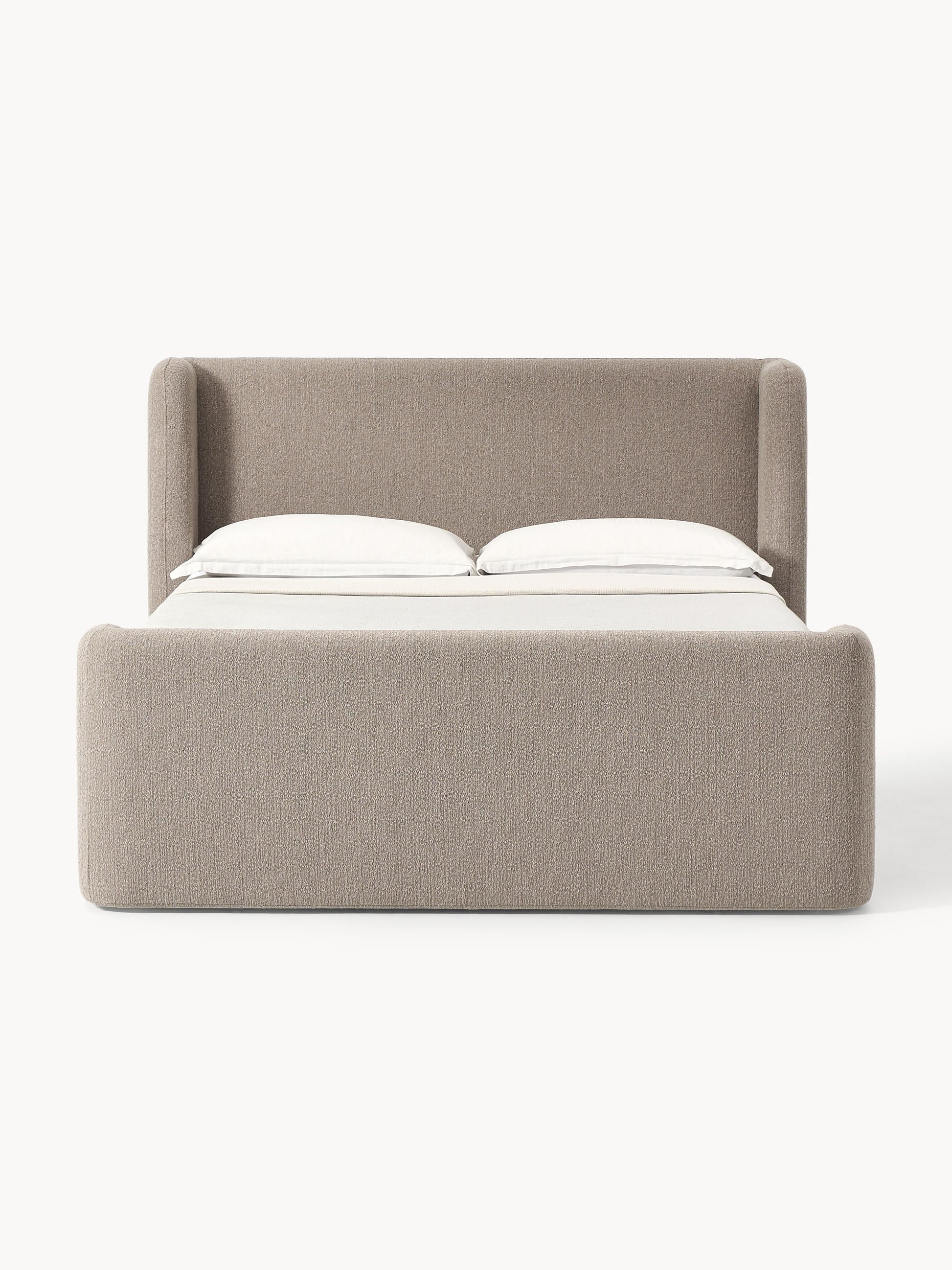 Perlyth Box Spring Bed in Bouclé