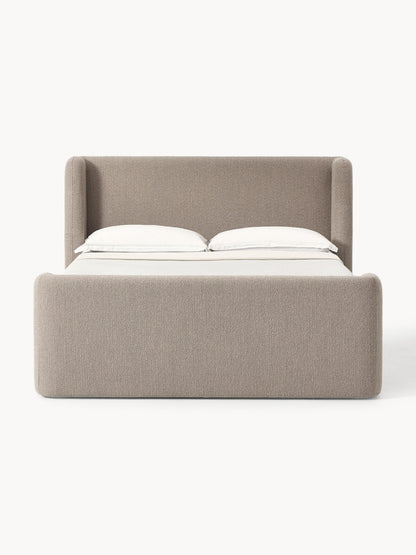 Perlyth Box Spring Bed in Bouclé