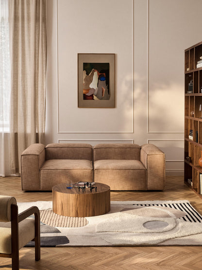 Roscmund Wool Rug, Hand-Tufted, with High-Low Texture