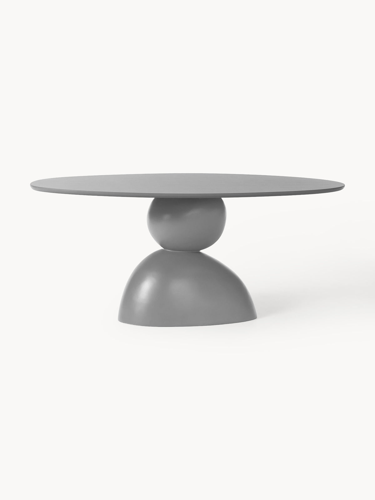 Sahrivo Oval Dining Table with Organic Design, 180 x 90 cm