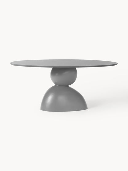 Sahrivo Oval Dining Table with Organic Design, 180 x 90 cm
