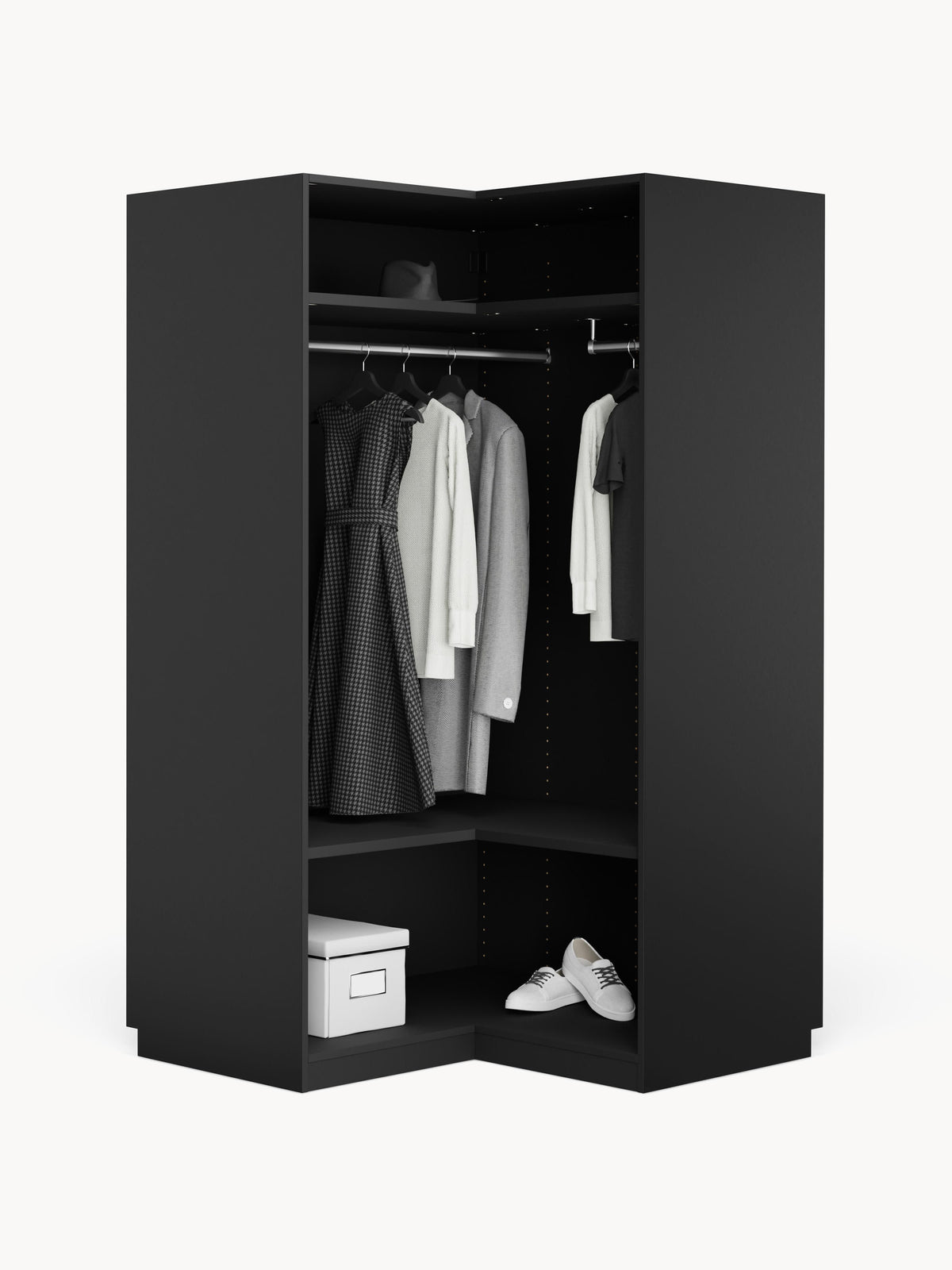 Simvorth Modular Corner Wardrobe, 115 cm Wide