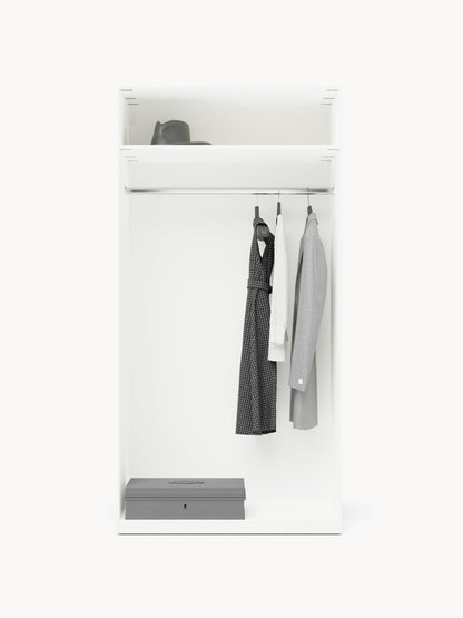 Simvorth Modular Hinged-Door Wardrobe, 100 cm Wide, in Various Sizes