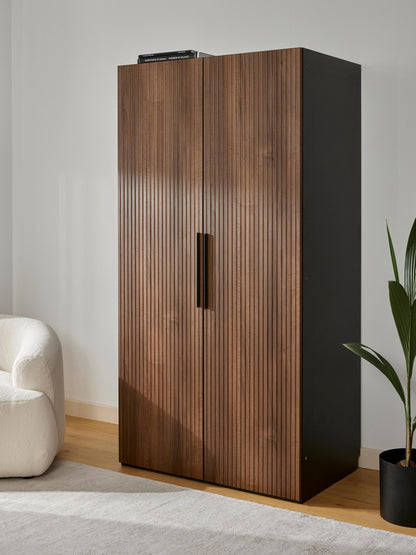 Simvorth Modular Hinged-Door Wardrobe, 100 cm Wide, in Various Sizes