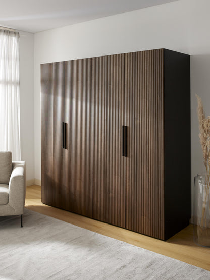 Simvorth Modular Hinged-Door Wardrobe, 200 cm Wide, in Various Sizes