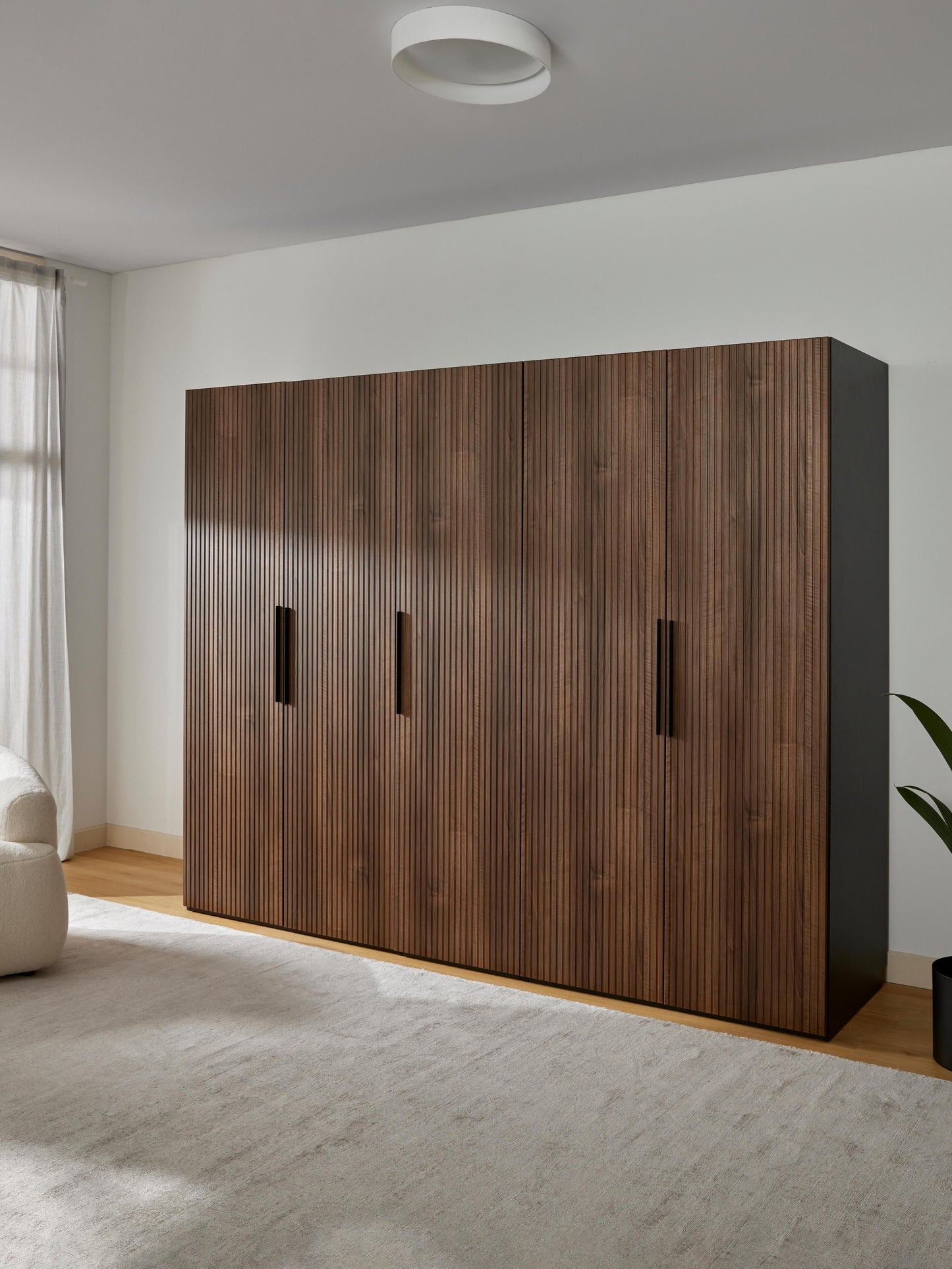 Simvorth Modular Hinged-Door Wardrobe, 250 cm Wide, in Various Sizes