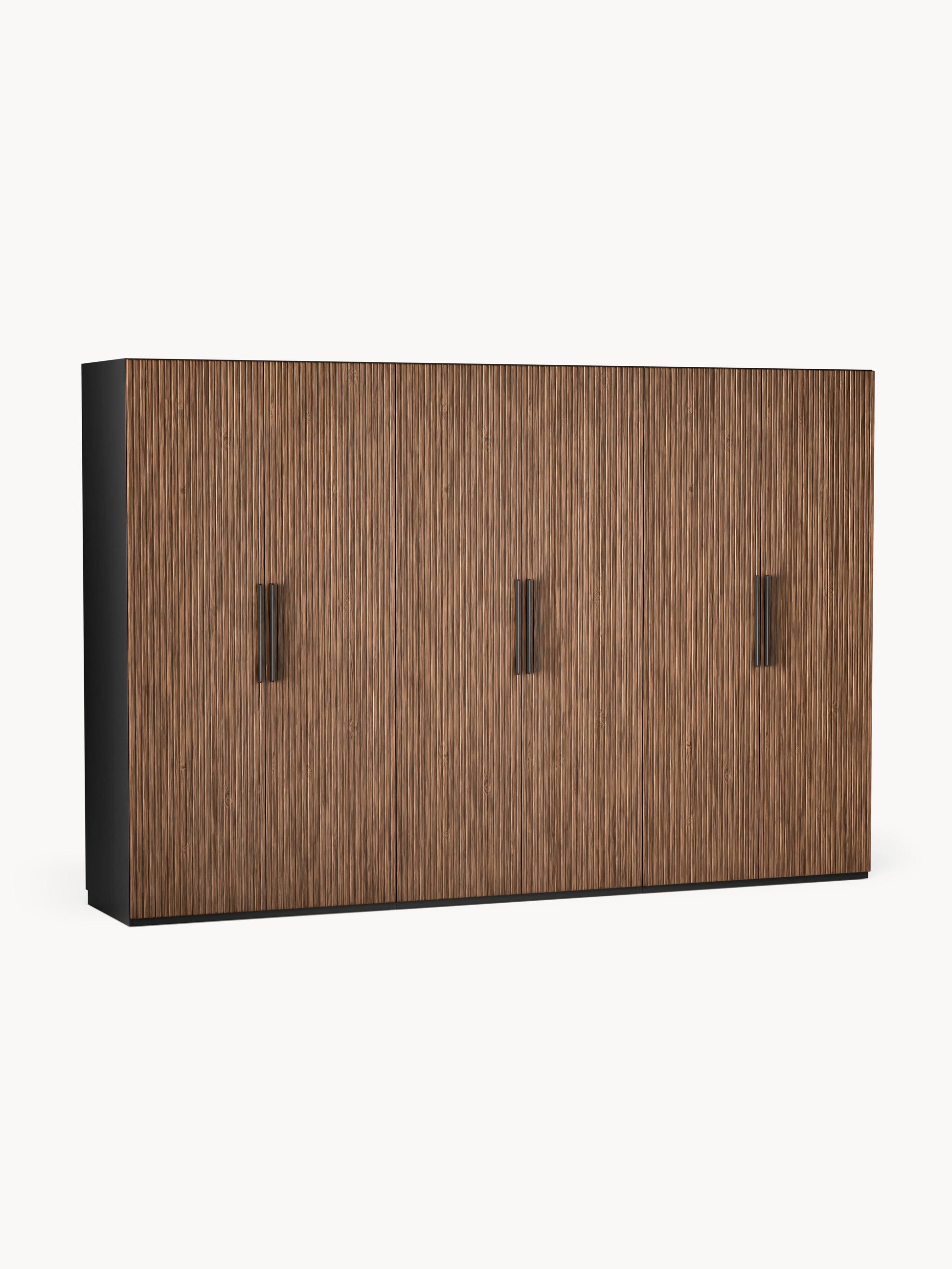 Simvorth Modular Hinged-Door Wardrobe, 300 cm Wide, in Various Sizes