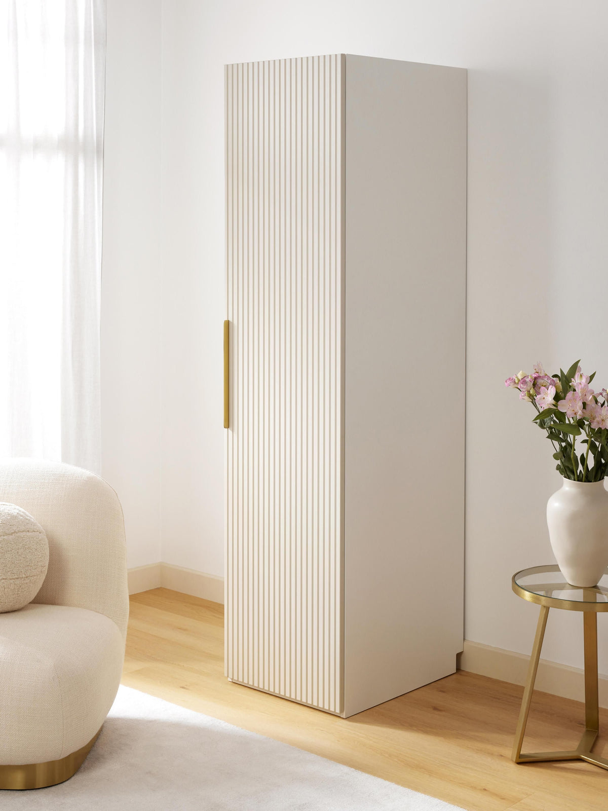 Simvorth Modular Hinged-Door Wardrobe, 50 cm Wide, in Various Sizes