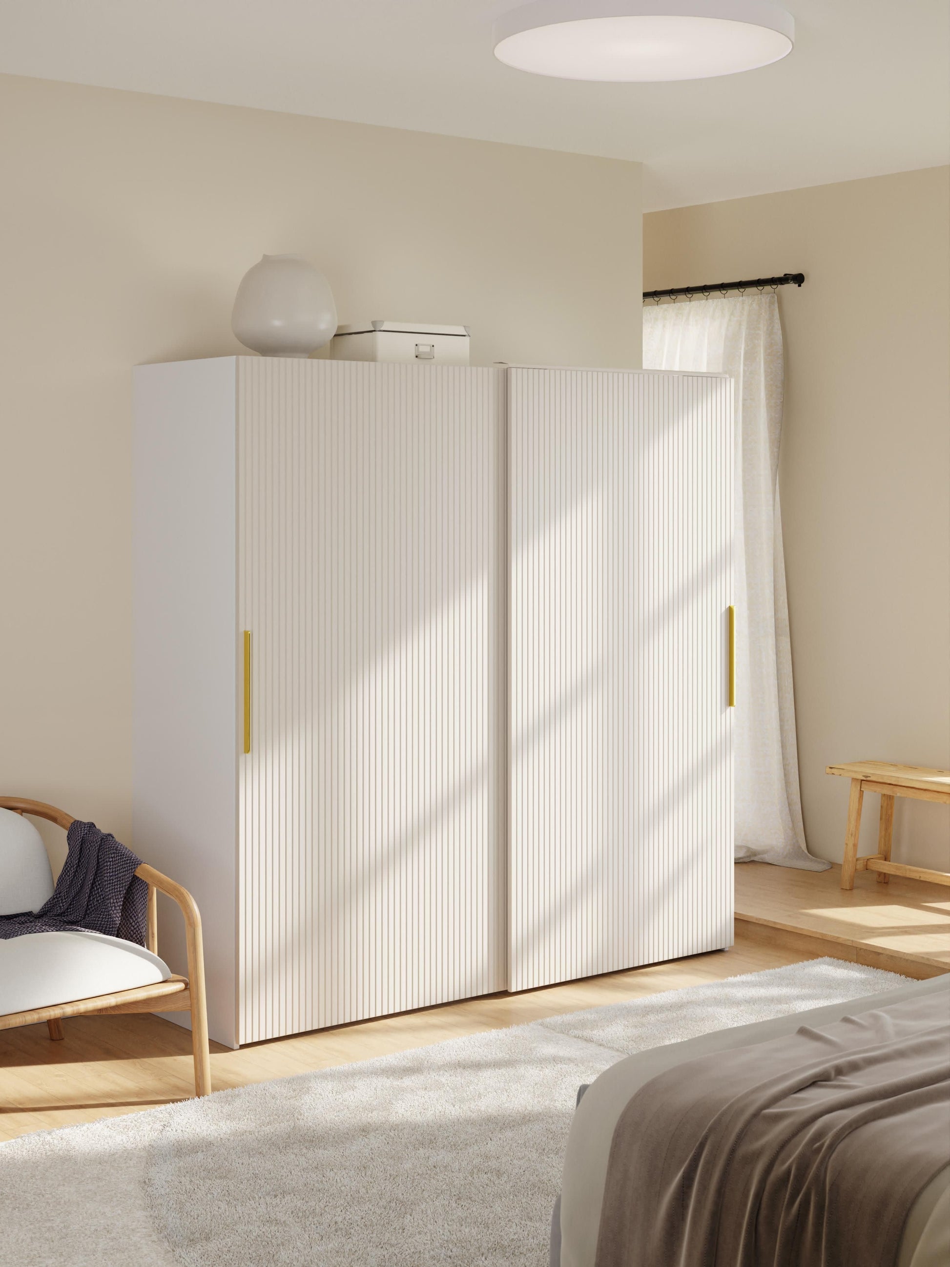 Simvorth Modular Sliding-Door Wardrobe, 200 cm Wide, in Various Sizes